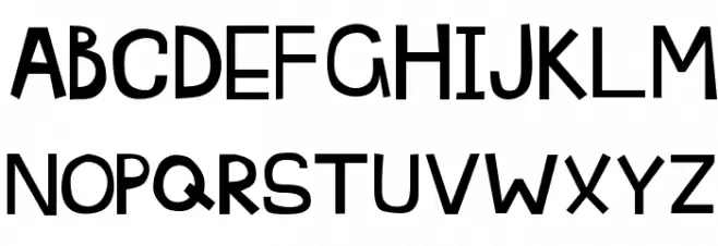 Pascu1 フォント 大文字
