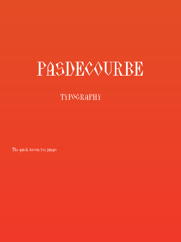 Pasdecourbe Poster