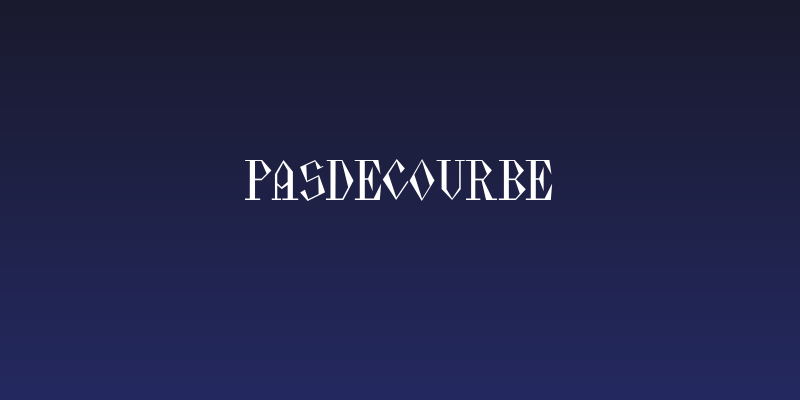 Pasdecourbe Social Header