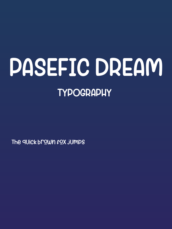 Pasefic Dream Poster