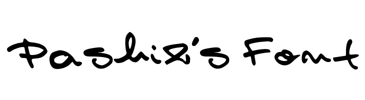 Pashiz´s Font  لخطوط تنزيل