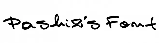 Pashiz´s Font  تنزيل الخطوط