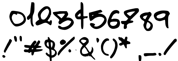 Pashiz´s Font Font OTHER CHARS