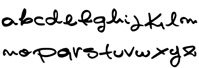 Pashiz´s Font Font LOWERCASE