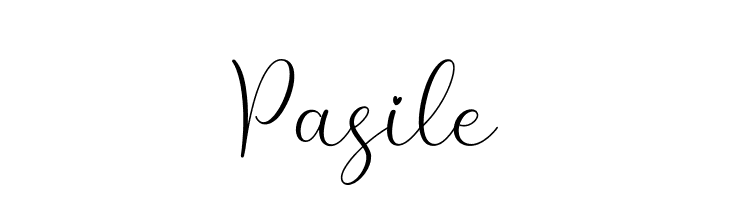 Pasile  font caratteri gratis