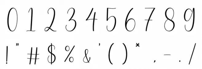 Pasile Font OTHER CHARS