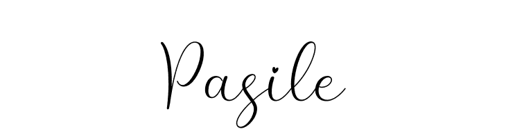 Pasile  font caratteri gratis