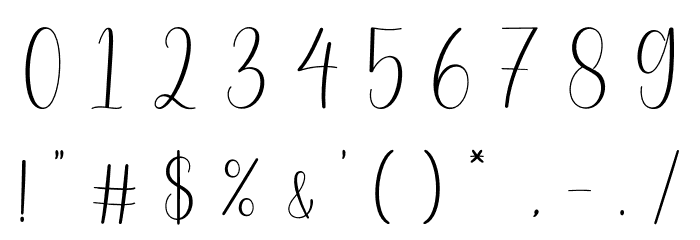 Pasile Font OTHER CHARS