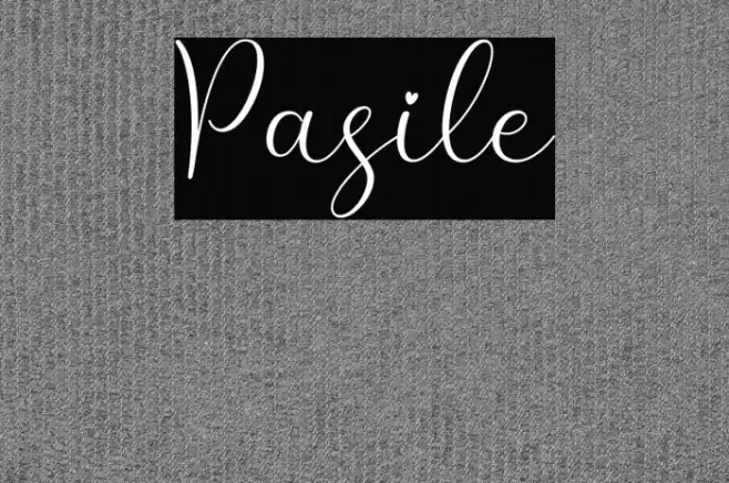Pasile Font examples