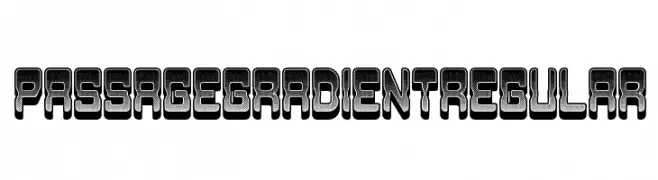 Passage Gradient Regular  Frei Schriftart Herunterladen