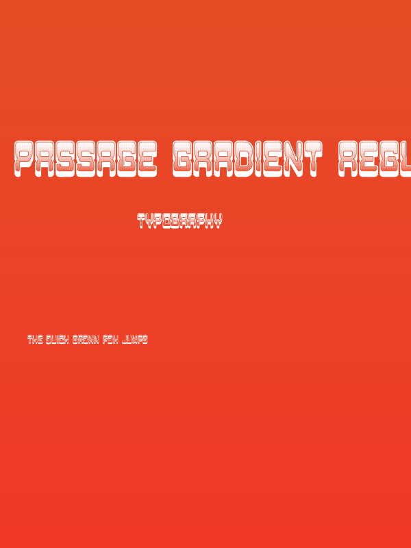 Passage Gradient Regular Poster