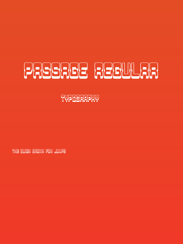 Passage Regular Poster