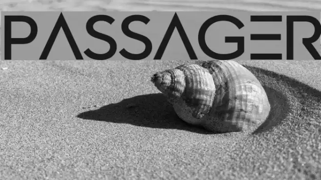 Passager Font examples