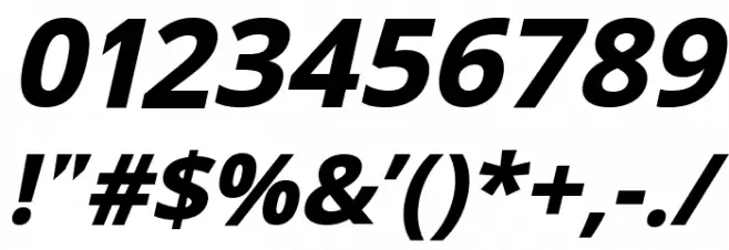 Passageway Bold Italic Font OTHER CHARS