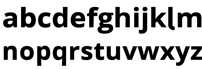 Passageway Bold Font LOWERCASE