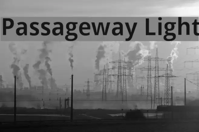 Passageway Light Font examples
