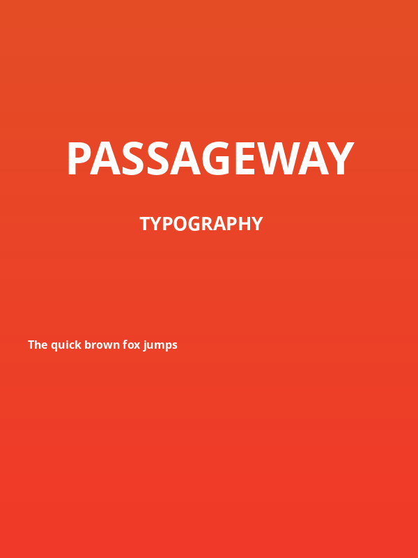 Passageway Poster