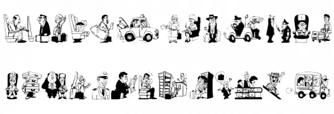 PassengersFun 字体 小写