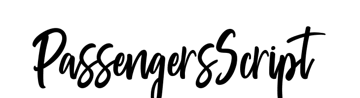 PassengersScript  免费字体下载