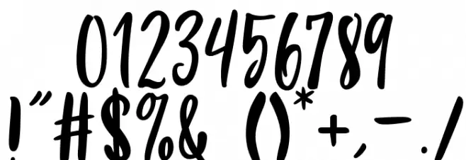 PassengersScript Font OTHER CHARS