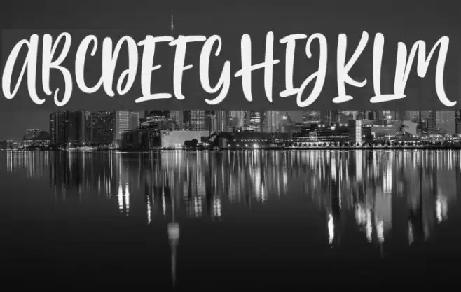 PassengersScript Font examples