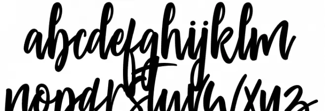 PassengersScript फ़ॉन्ट लोअरकेस