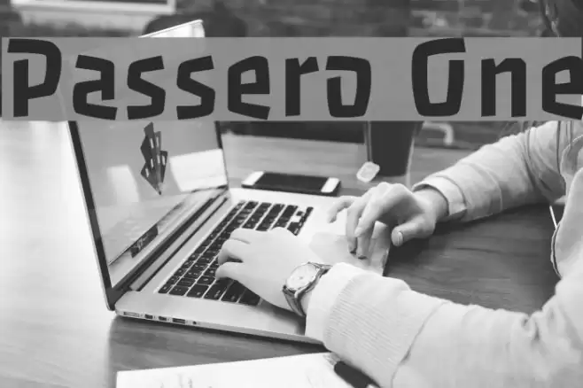 Passero One Font examples