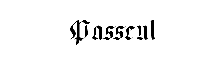 Passeul Font
