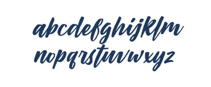 Passifille Italic Lowercase