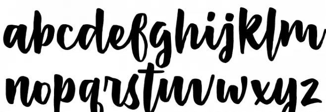 Passifille フォント 小文字