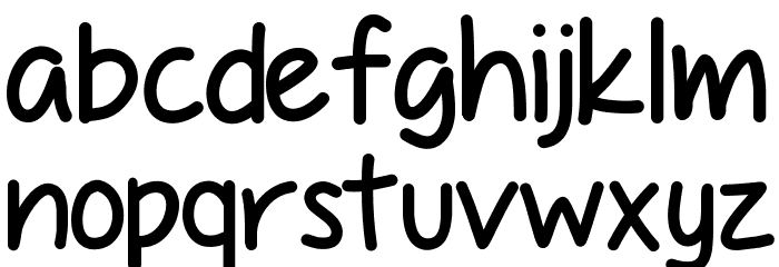 PassingNotes Font LOWERCASE