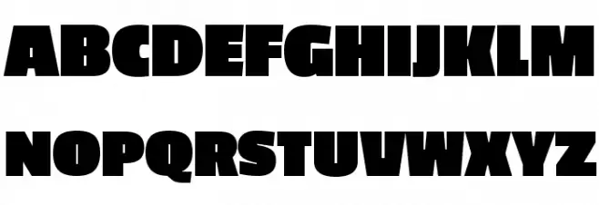 Passion One Black Schriftart Groß