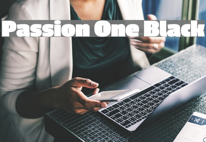Passion One Black Font examples
