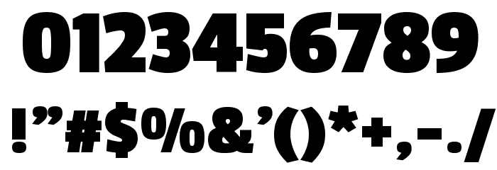 Passion One Bold Font OTHER CHARS