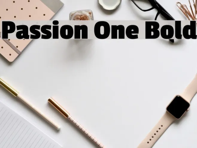 Passion One Bold Example 3