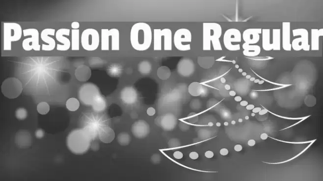 Passion One Regular Font examples