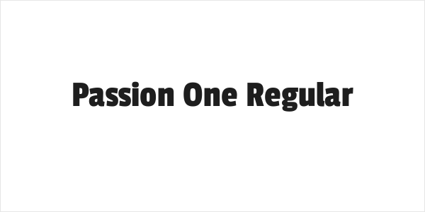 Passion One Regular Logo