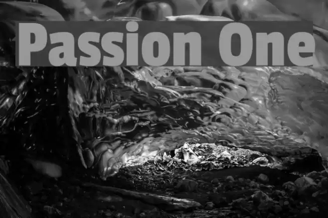 Passion One Font examples