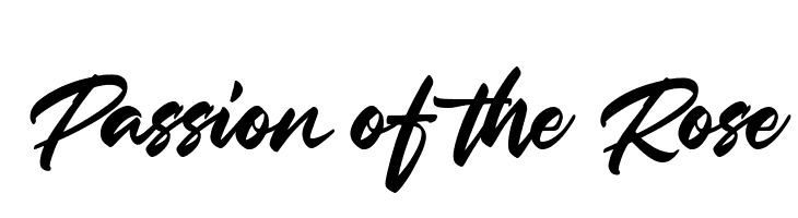 Passion of the Rose  नि: शुल्क फ़ॉन्ट्स डाउनलोड