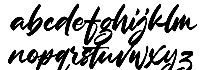 Passion of the Rose Font LOWERCASE