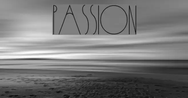Passion Font examples