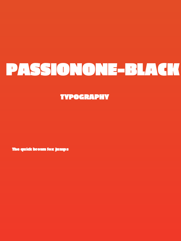 PassionOne-Black Poster