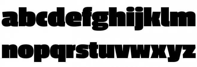 PassionOne-Black خط أحرف صغيرة
