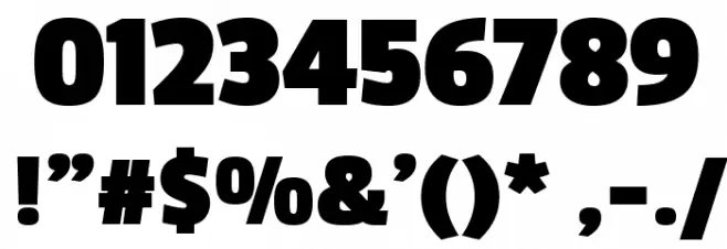 PassionOne-Bold Font OTHER CHARS