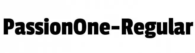 PassionOne-Regular  Free Fonts Download