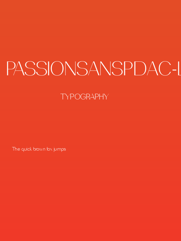 PassionSansPDac-Light Poster
