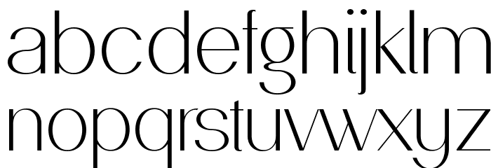 PassionSansPDac-Light Font LOWERCASE