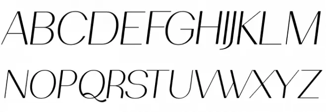 PassionSansPDad-LightItalic Fonte MAIÚSCULAS