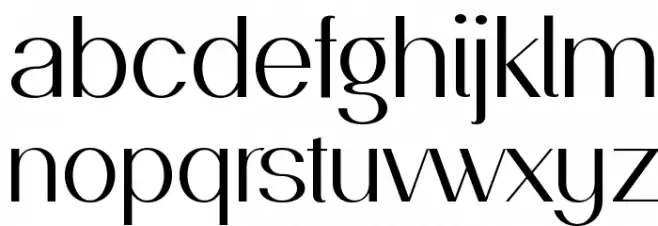 PassionSansPDae-Book Font LOWERCASE
