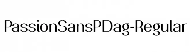PassionSansPDag-Regular  baixar fontes gratis